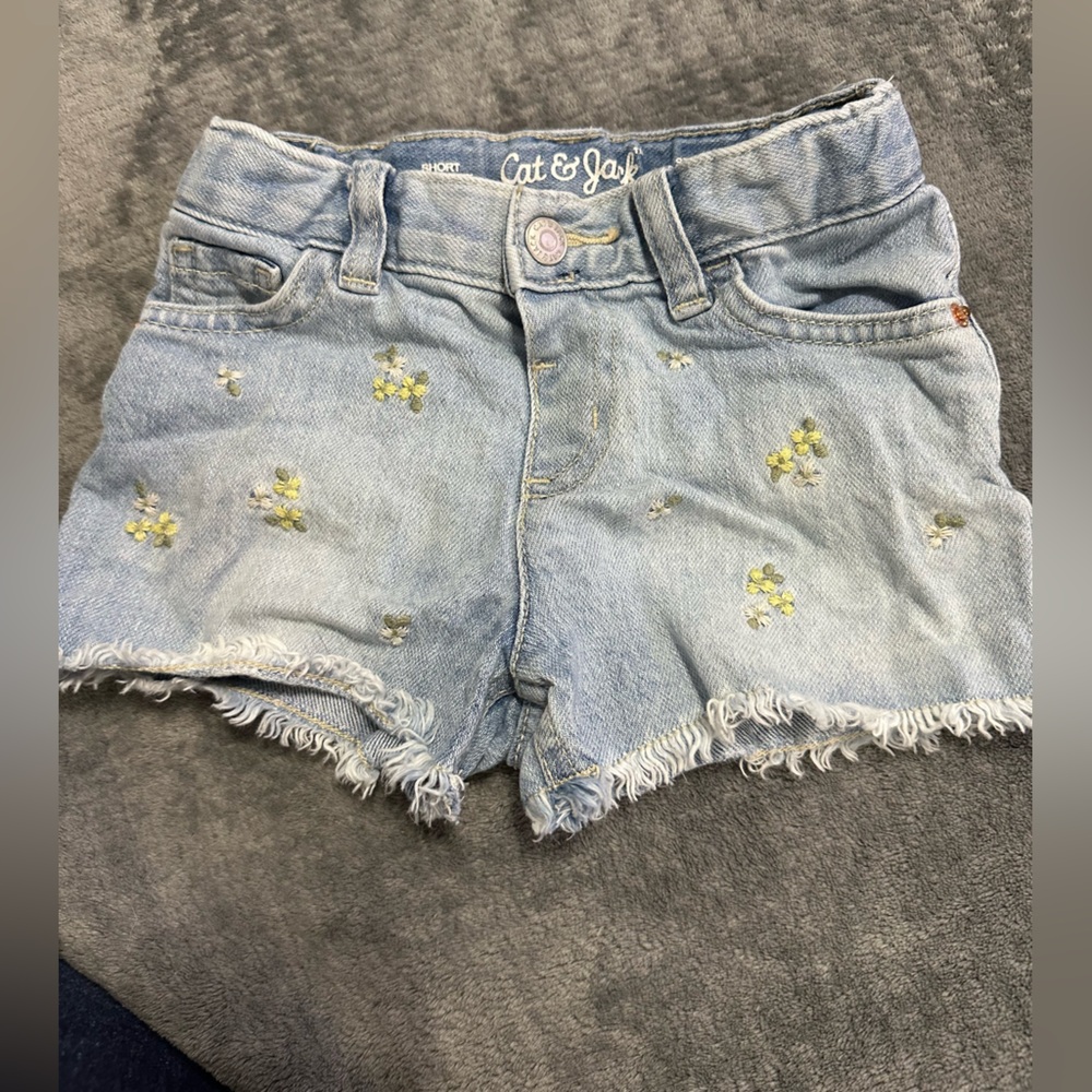 Light Blue Denim Shorts
